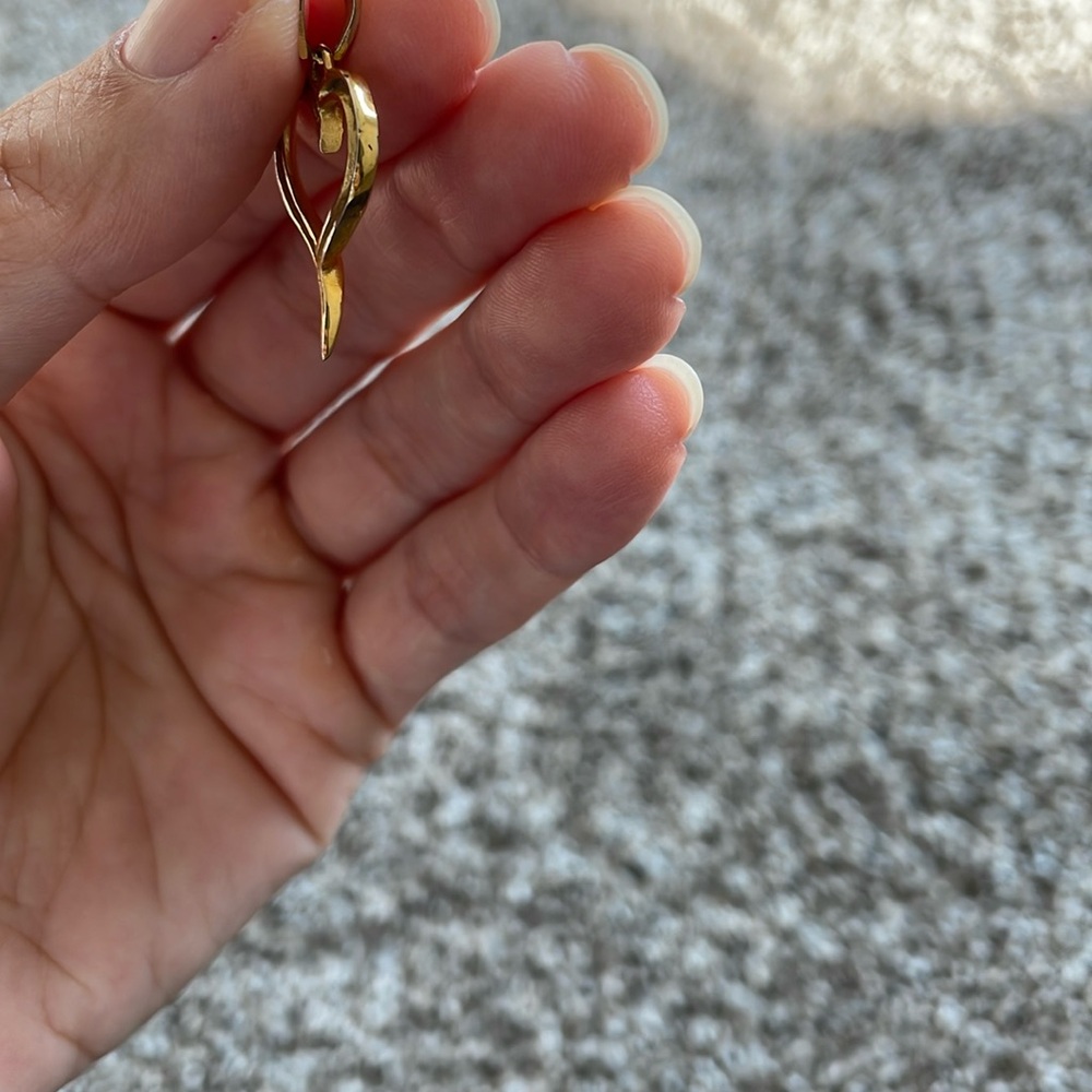 18k Yellow Gold Heart Pendant - Picture 8 of 17